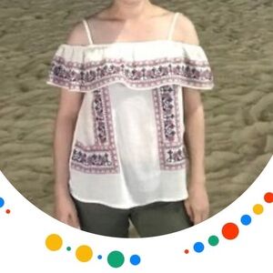 Skies are blue stitch fix top